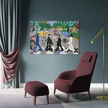 No.167フレーム付きキャンバスアート　ビートルズ　ブレインウォッシュ　絵画 No.167フレーム付きキャンバスアート ビートルズ ブレイン